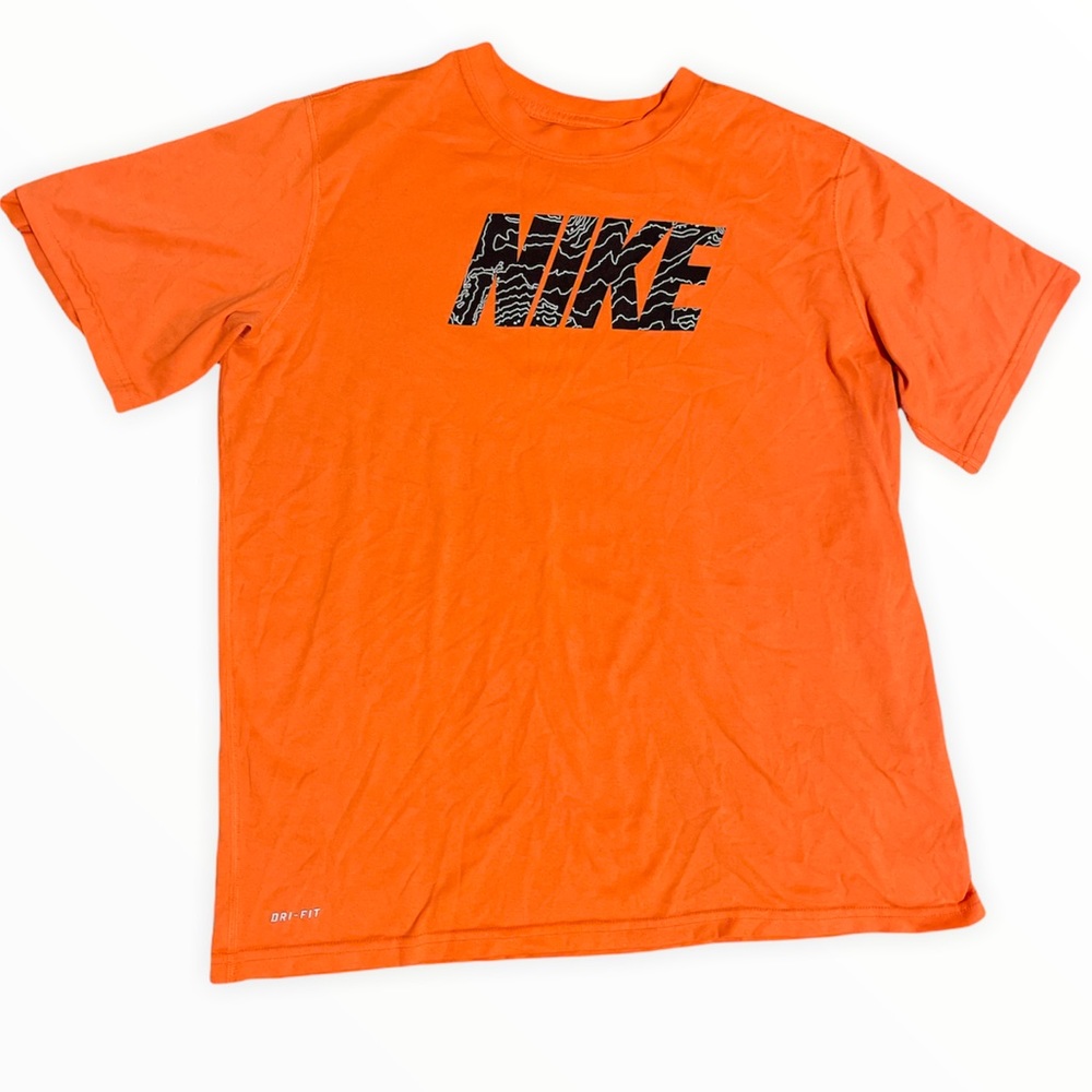 Boys Nike Dri-Fit Orange Shirt Size XL